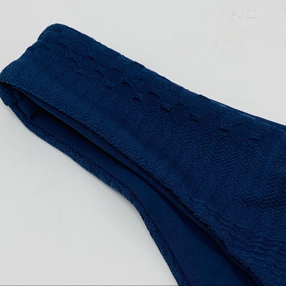 TAVIK Ali Textured Navy Blue Bikini Bottom Large - Picture 6 of 16